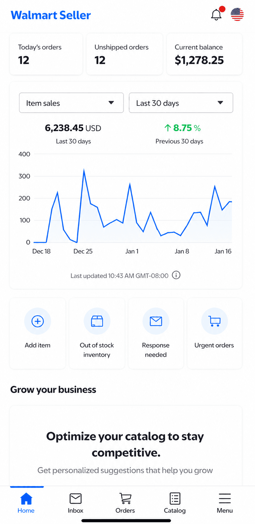 Performance result screenshot 8